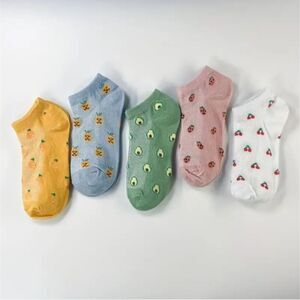 fruit strawberry avocado socks